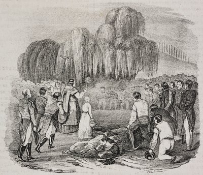Pogrzeb Napoleona Bonaparte na Wyspie Świętej Heleny, 9 maja autorstwa Salvatore Puglia