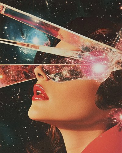 Surrealistyczna kobieta z galaktyki autorstwa Samantha Hearn