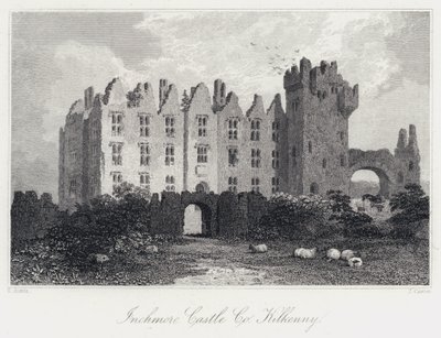 Zamek Inchmore, Co Kilkenny (grawerowanie) autorstwa Samuel (after) Austin