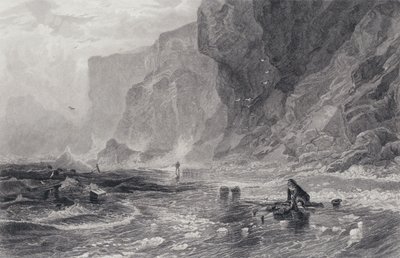 Ilustracja do książki "Pirat" Sir Waltera Scotta (rycina) autorstwa Samuel (after) Bough