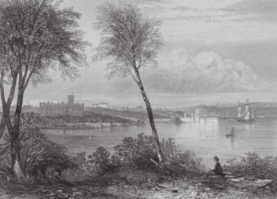 Australia: Government House, Sydney (grawerunek) autorstwa Samuel (after) Prout