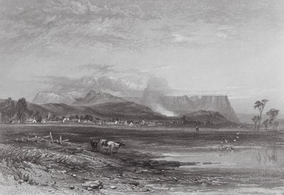 Australia: Perth, Tasmania (grawerunek) autorstwa Samuel (after) Prout