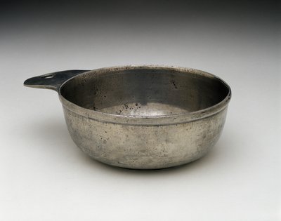 Porringer, ok. 1775-1825 (cyna) autorstwa Samuel (attr.to) Pennock