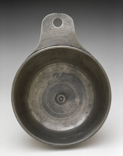 Porringer, ok. 1775-1825 (cyna) autorstwa Samuel (attr.to) Pennock