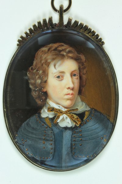 Charles Cavendish, wicehrabia Mansfield (emalia) autorstwa Samuel (cicle of) Cooper