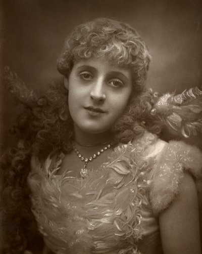 Phyllis Broughton, brytyjska aktorka, 1884 autorstwa Samuel A Walker