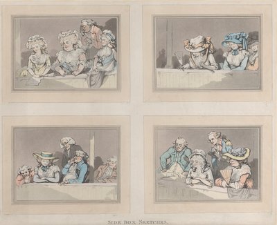Szkice boczne, 5 czerwca 1786. autorstwa Samuel Alken