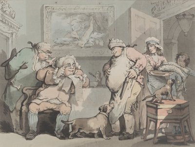 Studious Gluttons, październik 1788. autorstwa Samuel Alken