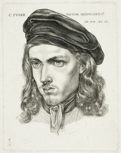 Portret Karla Philipa Fohra autorstwa Samuel Amsler