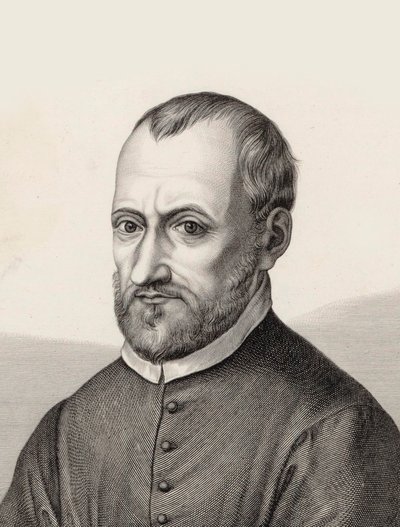 Portret kompozytora Giovanniego Pierluigiego da Palestrina 1526-1594. autorstwa Samuel Amsler