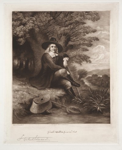 Izaak Walton, 1898. autorstwa Samuel Arlent Edwards