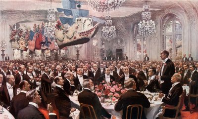 Bankiet Pielgrzyma w Savoy autorstwa Samuel Begg
