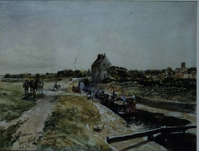 Keynsham Lock autorstwa Samuel Bough