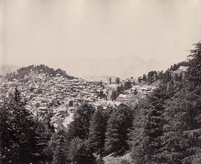 Shimla autorstwa Samuel Bourne