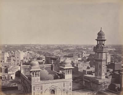 Miasto Lahaur. Inny widok z domu Huzeera Khana autorstwa Samuel Bourne