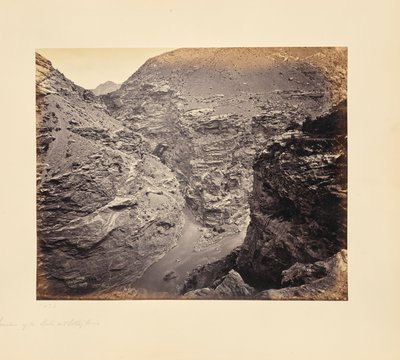 Połączenie rzek Spiti i Sutlej autorstwa Samuel Bourne
