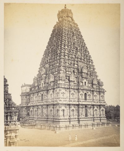 Wielka Pagoda, Tanjore, z murów obronnych autorstwa Samuel Bourne