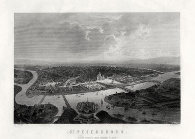 Petersburg, Rosja, XIX w. autorstwa Samuel Bradshaw