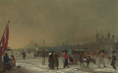 Mróz na Tamizie autorstwa Samuel Collings