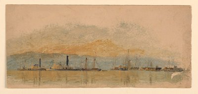 Rysunki, szkice. Statki, ok. 1860 autorstwa Samuel Colman