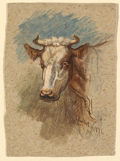 Rysunek, Studia: Szkice z Francji. Etretat, Seine-Inférieure, Quimper, Bretania, 1874 r. autorstwa Samuel Colman