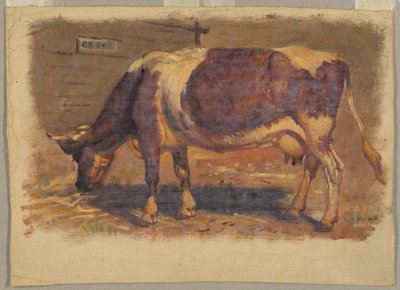 Badanie pasącej się krowy autorstwa Samuel Colman