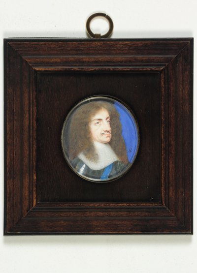 Karol II (akwarela na welinie) autorstwa Samuel Cooper