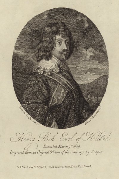 Henry Rich hrabia Holandii autorstwa Samuel Cooper