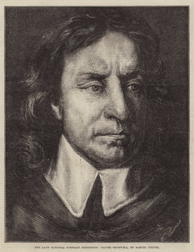 Późna krajowa wystawa portretów, Oliver Cromwell autorstwa Samuel Cooper