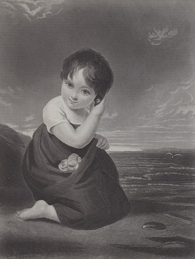 Wiadomość z morza (rycina) autorstwa Samuel Cousins
