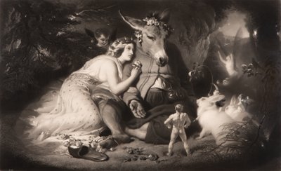 Sen nocy letniej Szekspir, akt 4, scena 1, listopad 1857. autorstwa Samuel Cousins
