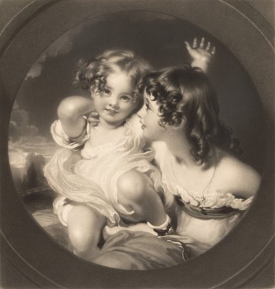 Natura Dzieci uspokojenia, 1835. autorstwa Samuel Cousins
