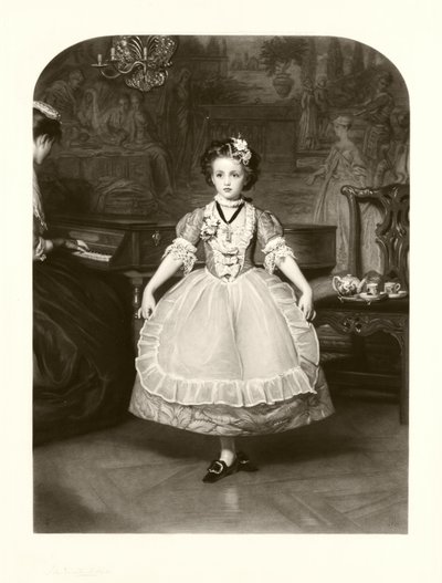 Menuet (mezzotinta) autorstwa Samuel Cousins