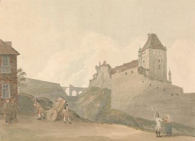 Zamek w Dieppe w Normandii autorstwa Samuel Davis