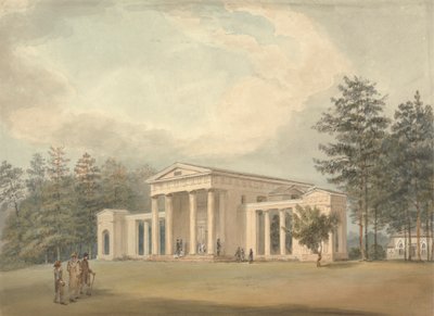 Kościół klasyczny, Ayot St. Lawrence, Hertfordshire autorstwa Samuel Davis