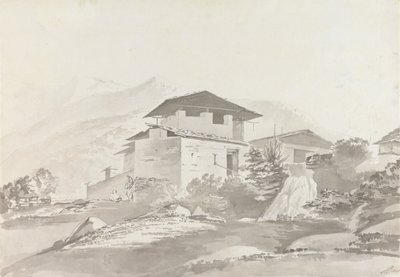 W pobliżu Tassisudon [Tashicho Dzong] autorstwa Samuel Davis