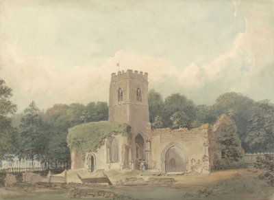Stary kościół św. Wawrzyńca, Ayot St. Lawrence, Hertfordshire autorstwa Samuel Davis