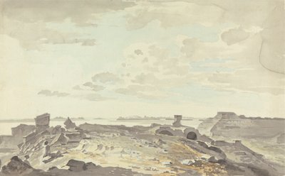 Zrujnowany fort na rzece autorstwa Samuel Davis