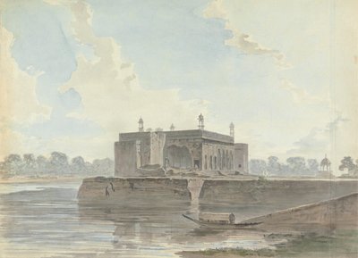 Zrujnowany pałac nad rzeką autorstwa Samuel Davis