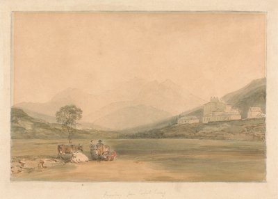 Snowdon z Capel Curig autorstwa Samuel Davis
