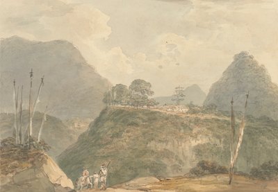 A Aldeia de Buxadaur [Buxa Duar] [Tibete]polonês autorstwa Samuel Davis