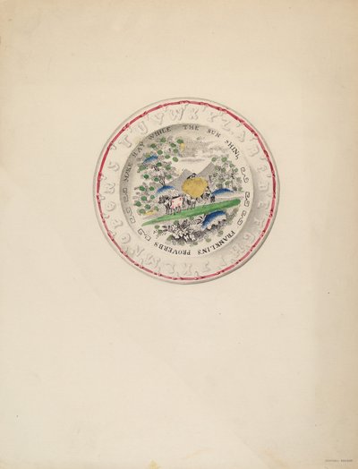 Talerz, 1935-1942. autorstwa Samuel Faigin