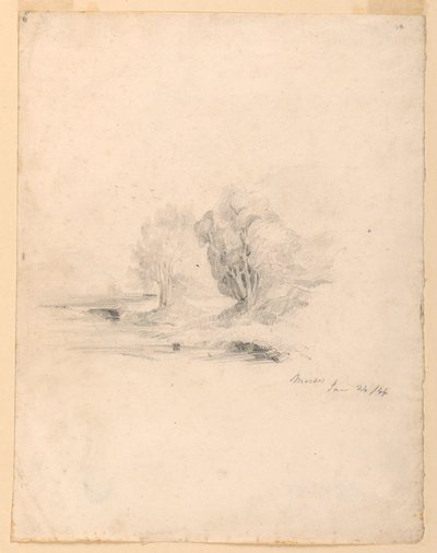 Potok i drzewa autorstwa Samuel Finley Breese Morse