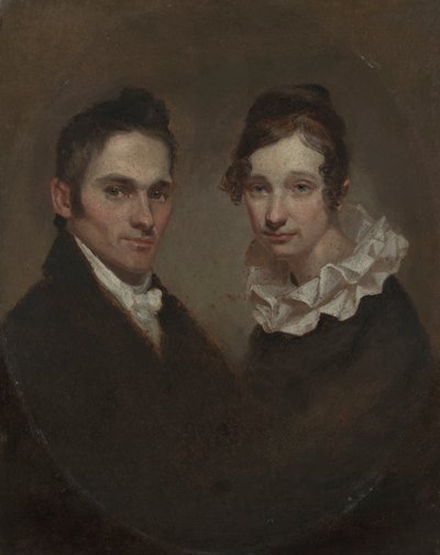 Wielebny Hiram Bingham i Sybil Moseley Bingham (1789 autorstwa Samuel Finley Breese Morse
