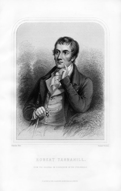 Robert Tannahill, szkocki poeta, 1870 autorstwa Samuel Freeman