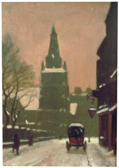 „Bunhill Row”, koniec XIX lub początek XX wieku. autorstwa Samuel Harry Hancock