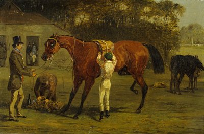 Siodło (olej na płótnie) autorstwa Samuel Henry Alken