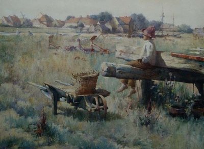 Czas letni, Walberswick, Suffolk autorstwa Samuel Henry William Llewelyn