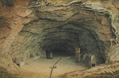 Dziura Matki Ludlum, niedaleko Farnham, Surrey autorstwa Samuel Hieronymous Grimm
