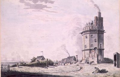 Latarnia morska North Foreland autorstwa Samuel Hieronymous Grimm